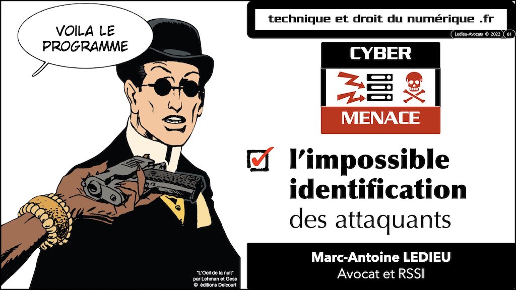 #421-002 cyber sécurité SLIDES #MENACE NUMERIQUE alias.081