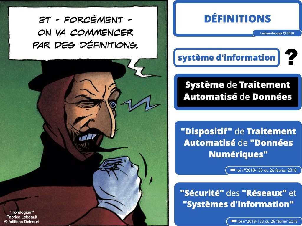 167 cyber-sécurité loi 2018-133 du 26 fevrier 2018 transposant la Directive NIS 2016 sécurité des réseaux et des systèmes d'information Ledieu-Avocats 27-02-2018.004