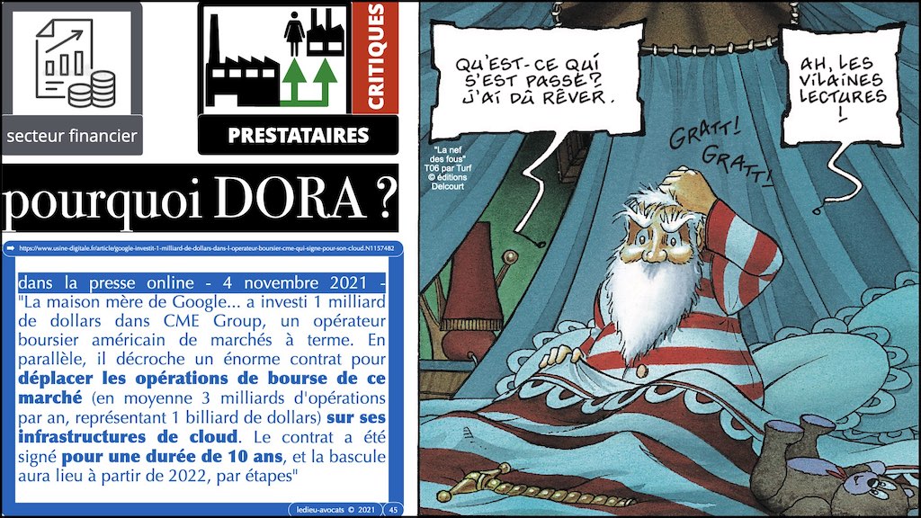 #357 DORA sécurité informatique expliquée secteur financier - cybersécurité OSE projet Règlement UE © Ledieu-Avocats technique droit numérique BLOG BD.045