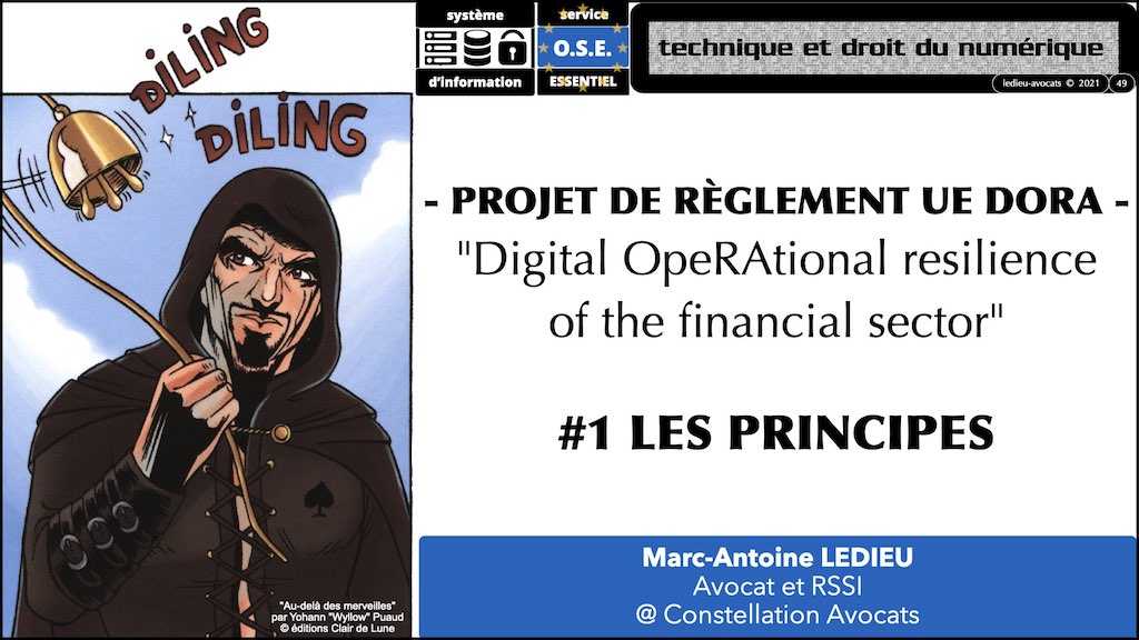 #357 DORA sécurité informatique expliquée secteur financier - cybersécurité OSE projet Règlement UE © Ledieu-Avocats technique droit numérique BLOG BD.049