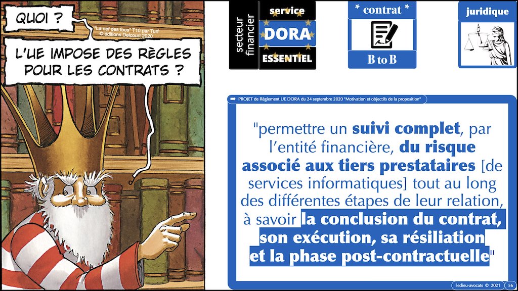 #357 DORA sécurité informatique expliquée secteur financier - cybersécurité OSE projet Règlement UE © Ledieu-Avocats technique droit numérique BLOG BD.056