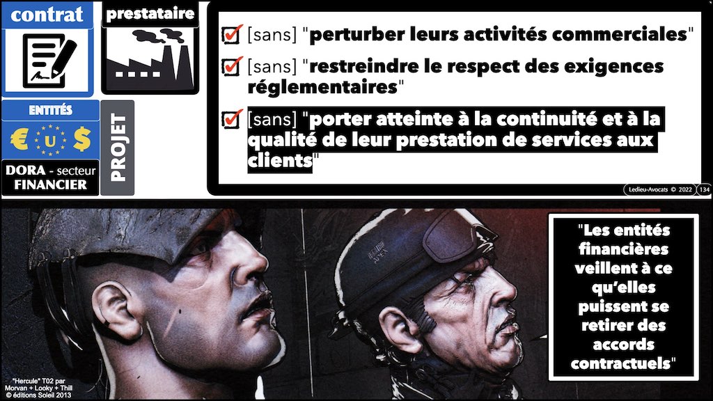 10.7 Des clauses de résiliation très encadrées DORA #10 la résilience opérationnelle du secteur financier OBLIGATIONS CONTRACTUELLES © Ledieu-Avocats