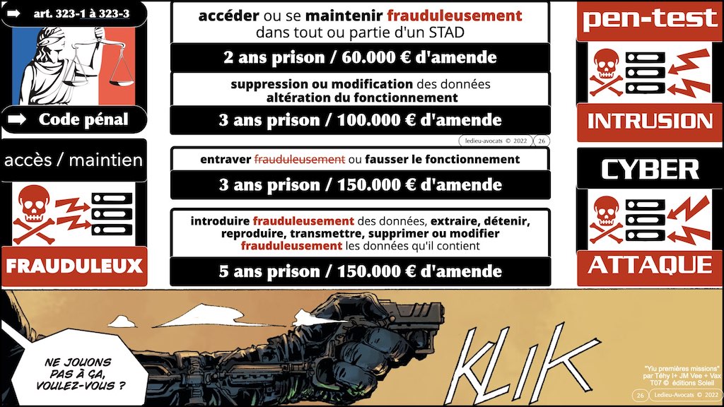#422 UNLOCK 5 novembre 2022 accès maintien frauduleux légitime défense action offensive © Ledieu-Avocats 05-11-2022.026