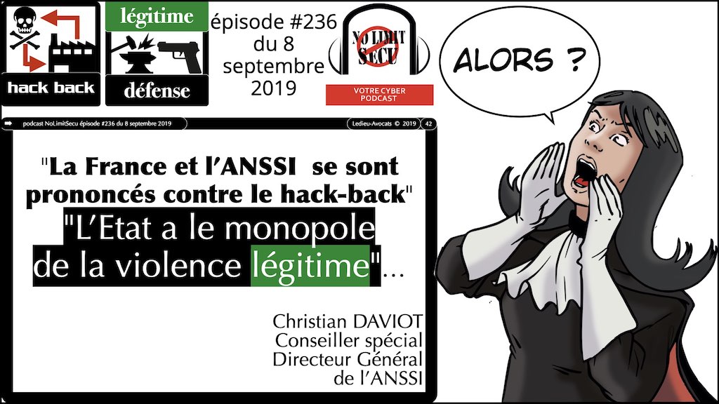 #422 UNLOCK 5 novembre 2022 accès maintien frauduleux légitime défense action offensive © Ledieu-Avocats 05-11-2022.042