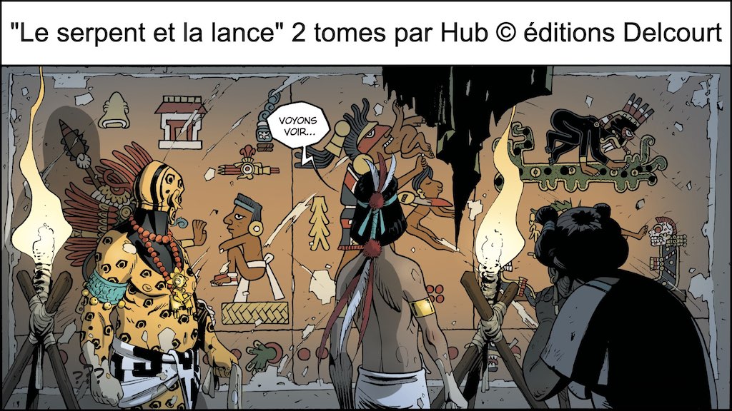le serpent et la lance 2 tomes par Hub © éditions Delcourt