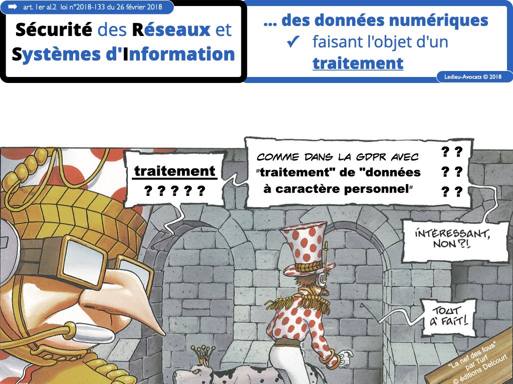 167 cyber-sécurité loi 2018-133 du 26 fevrier 2018 transposant la Directive NIS 2016 sécurité des réseaux et des systèmes d'information Ledieu-Avocats 27-02-2018.014