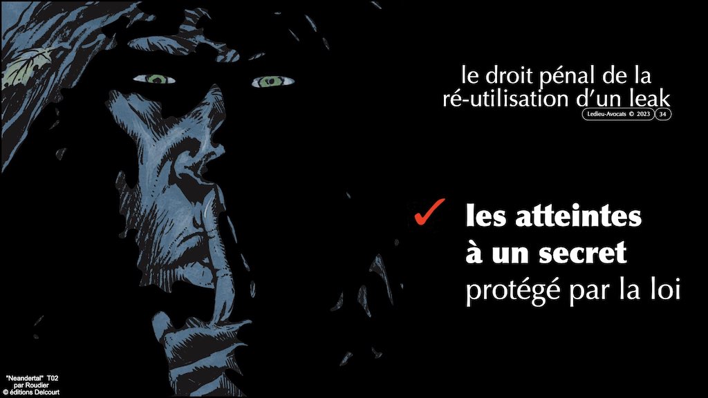 #433 ré-utiliser une fuite de données c'est légal ? pénal ? club cyber AEGE © Ledieu-Avocats.034