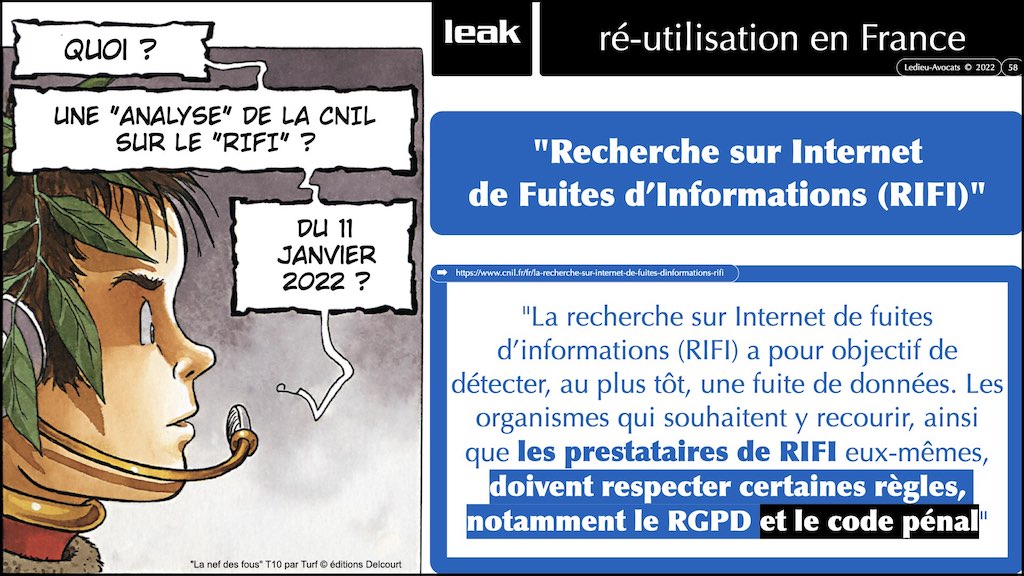 #433 ré-utiliser une fuite de données c'est légal ? pénal ? club cyber AEGE © Ledieu-Avocats.058