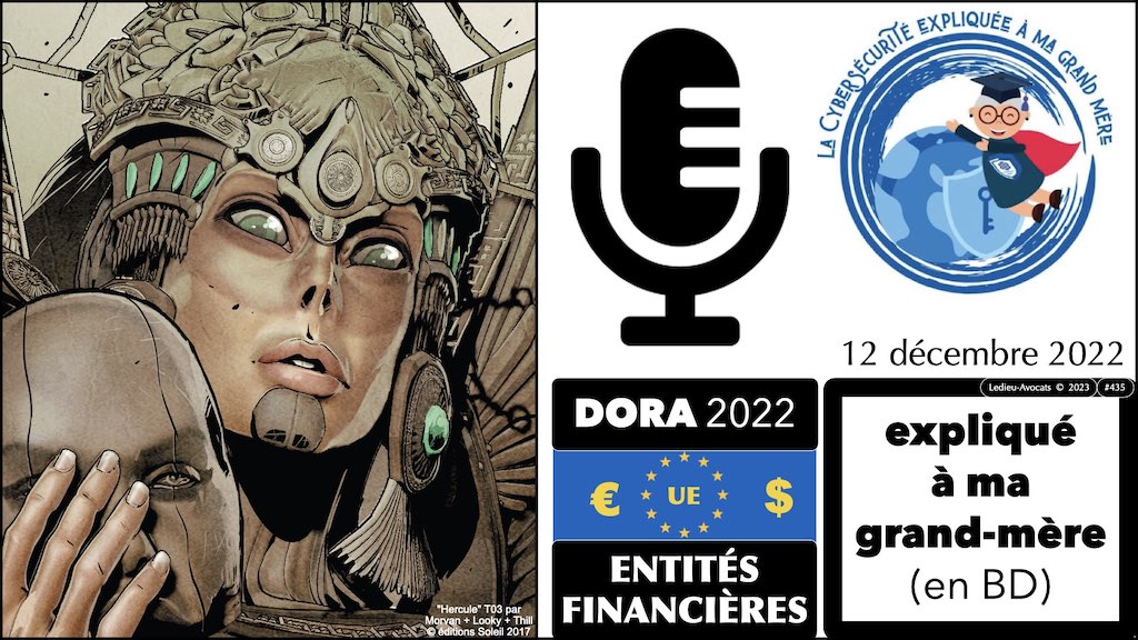 cyber-sécurité PODCAST DORA expliqué à ma grand-mère © Ledieu-Avocats 12-12-2022