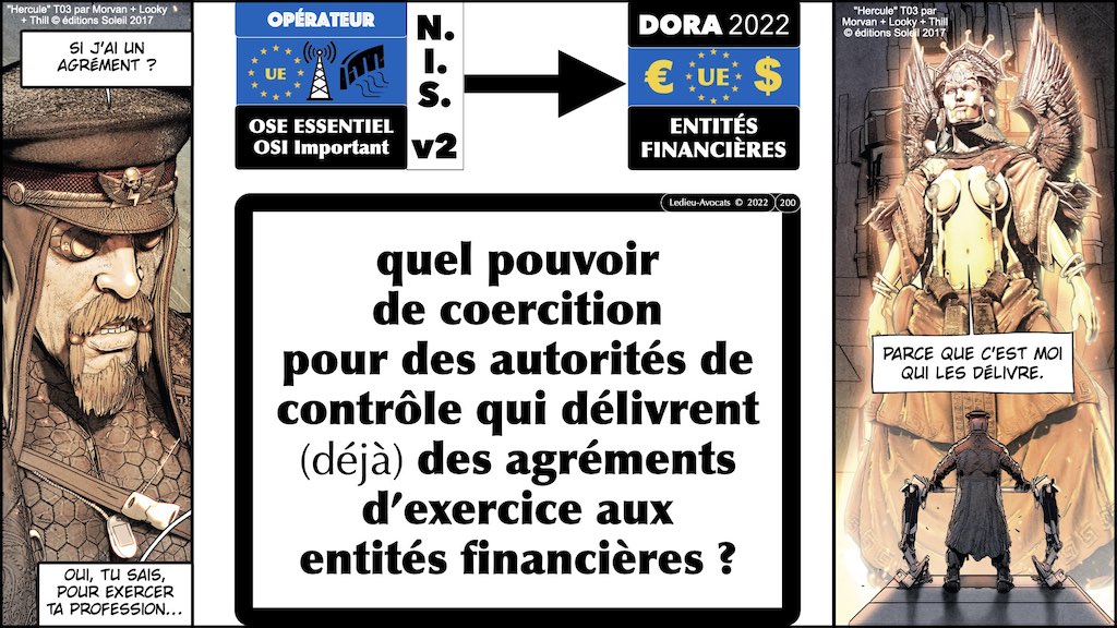 #437 DORA 12 résilience opérationnelle secteur financier SANCTIONS et date d'application © Ledieu-Avocats 09-12-2022.007
