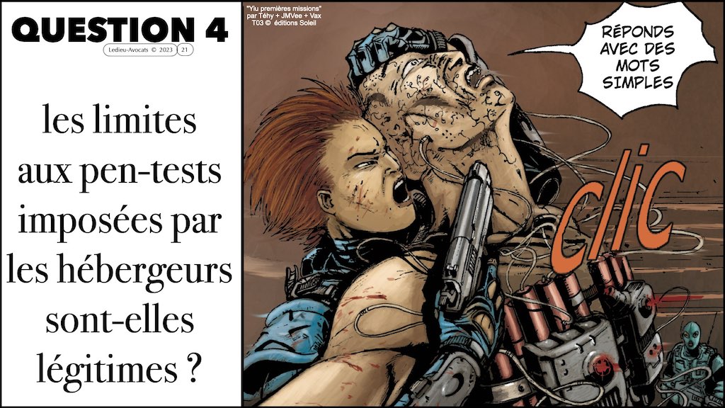 LES LIMITES AUX PEN-TESTS IMPOSEES PAR LES HEBERGEURS SONT-ELLES LEGITIMES ? avez-vous le droit de pen-tester l’hébergeur de votre client © Ledieu-Avocats