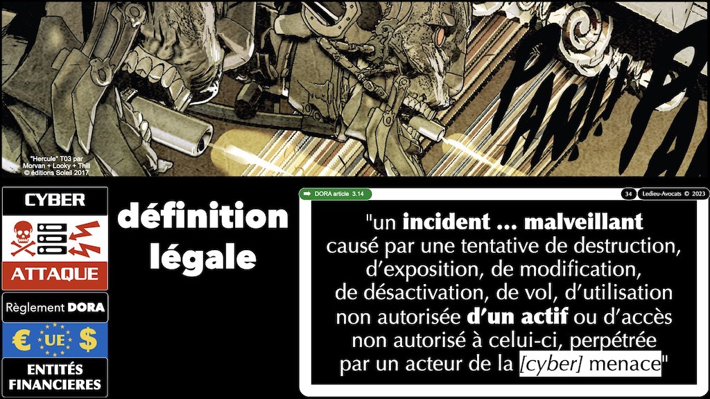 #439 DORA règlement UE 2022:2554 du 14 décembre 2022 #DORA expliqué en BD aux juristes et aux avocats de Cyberlex © Ledieu-Avocats 27-12-2022.034