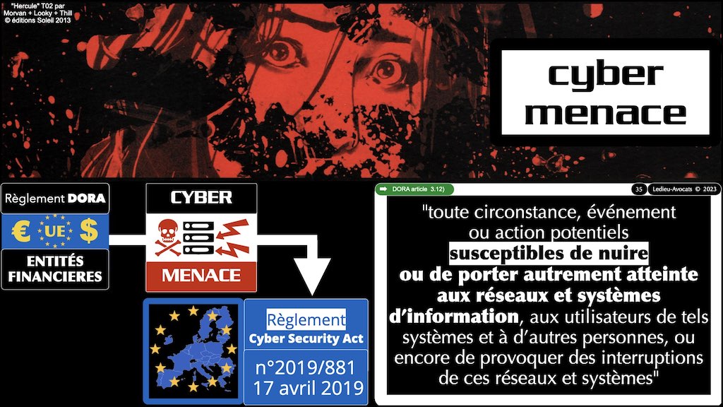 #439 DORA règlement UE 2022:2554 du 14 décembre 2022 #DORA expliqué en BD aux juristes et aux avocats de Cyberlex © Ledieu-Avocats 27-12-2022.035