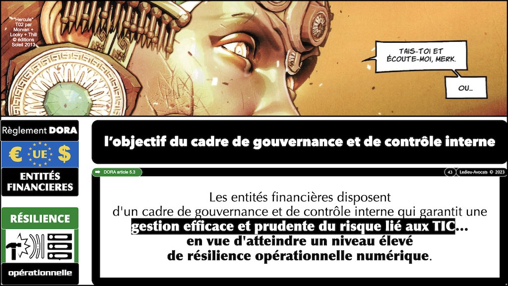 #439 DORA règlement UE 2022:2554 du 14 décembre 2022 #DORA expliqué en BD aux juristes et aux avocats de Cyberlex © Ledieu-Avocats 27-12-2022.043
