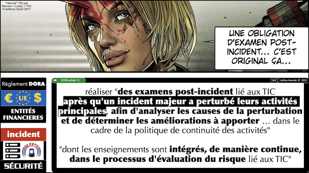 #439 DORA règlement UE 2022:2554 du 14 décembre 2022 #DORA expliqué en BD aux juristes et aux avocats de Cyberlex © Ledieu-Avocats 27-12-2022.105