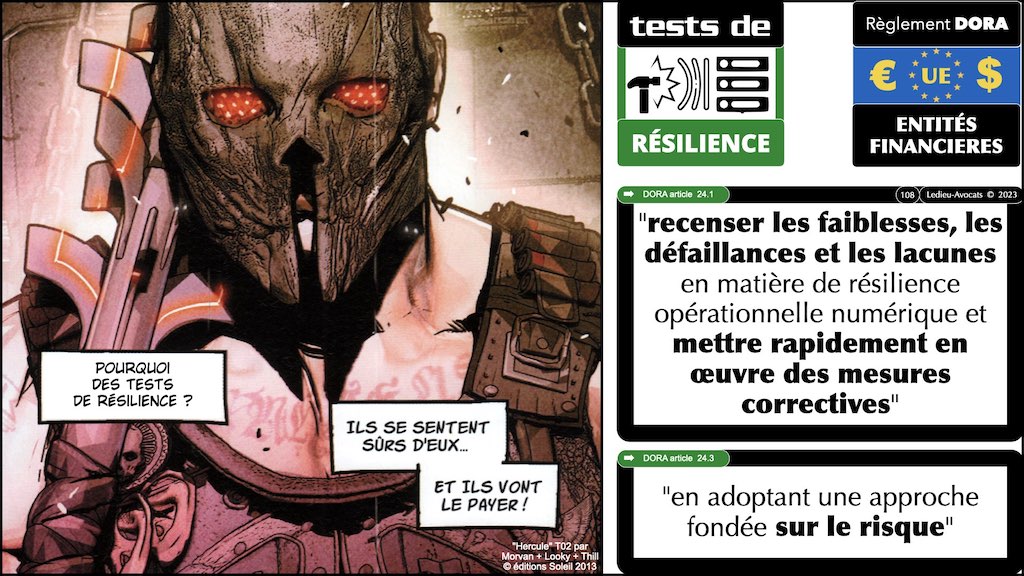 #439 DORA règlement UE 2022:2554 du 14 décembre 2022 #DORA expliqué en BD aux juristes et aux avocats de Cyberlex © Ledieu-Avocats 27-12-2022.108