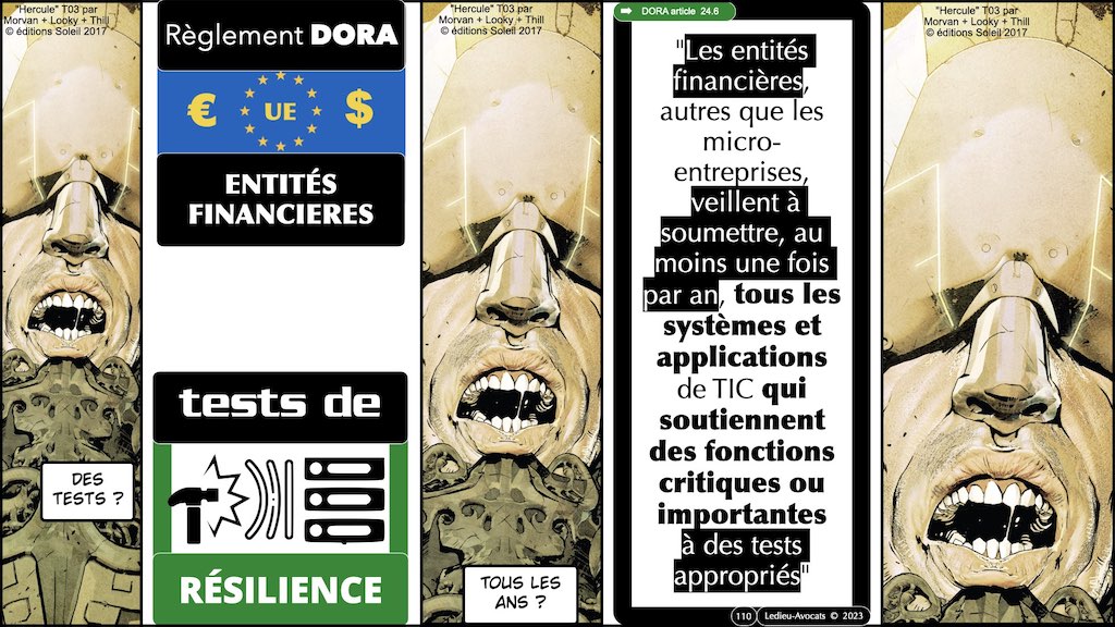 #439 DORA règlement UE 2022:2554 du 14 décembre 2022 #DORA expliqué en BD aux juristes et aux avocats de Cyberlex © Ledieu-Avocats 27-12-2022.110
