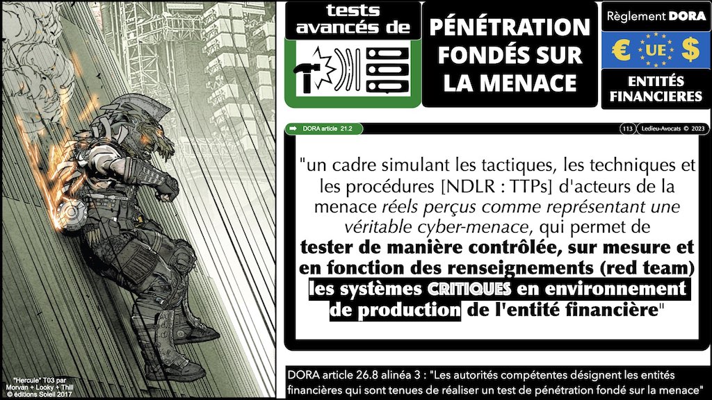 #439 DORA règlement UE 2022:2554 du 14 décembre 2022 #DORA expliqué en BD aux juristes et aux avocats de Cyberlex © Ledieu-Avocats 27-12-2022.113