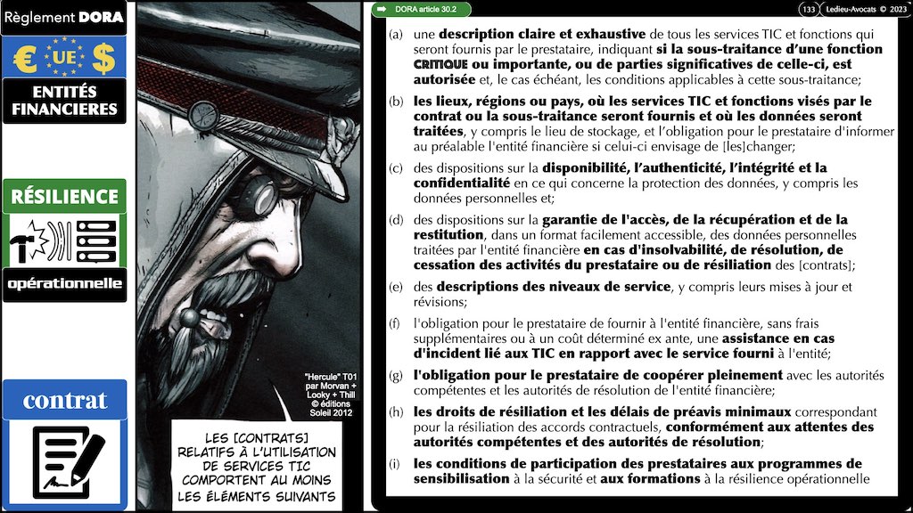 #439 DORA règlement UE 2022:2554 du 14 décembre 2022 #DORA expliqué en BD aux juristes et aux avocats de Cyberlex © Ledieu-Avocats 27-12-2022.133
