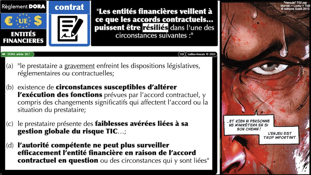 #439 DORA règlement UE 2022:2554 du 14 décembre 2022 #DORA expliqué en BD aux juristes et aux avocats de Cyberlex © Ledieu-Avocats 27-12-2022.139