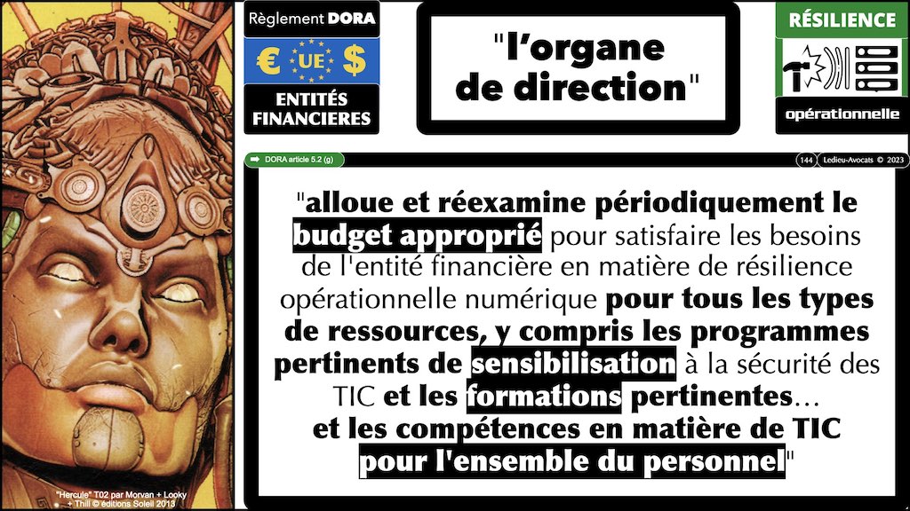 #439 DORA règlement UE 2022:2554 du 14 décembre 2022 #DORA expliqué en BD aux juristes et aux avocats de Cyberlex © Ledieu-Avocats 27-12-2022.144