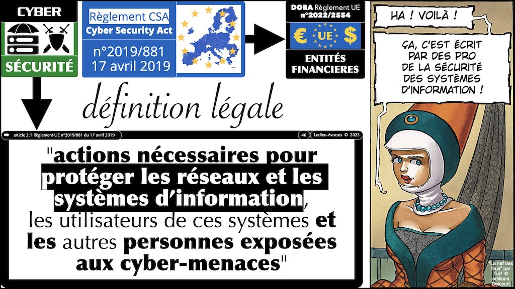 #443 NISv2 vs ISO 27000 définition légale 3:3 sécurité © Ledieu-Avocats 2023.004