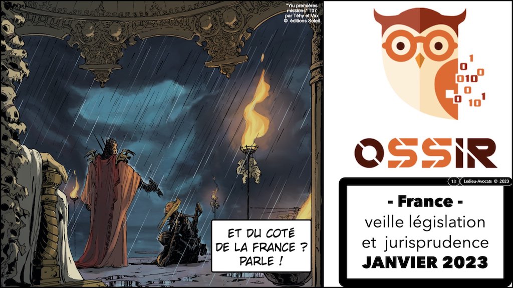 #445 OSSIR veille législative jurisprudence sécurité systèmes d'information et réseaux janvier 2023 © Ledieu-Avocats 07-02-2023.013