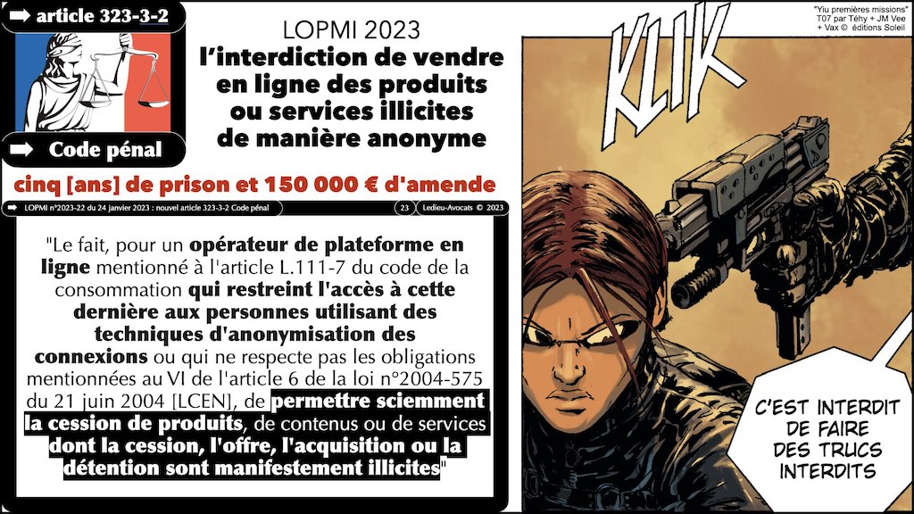 #445 OSSIR veille législative jurisprudence sécurité systèmes d'information et réseaux janvier 2023 © Ledieu-Avocats 07-02-2023.023