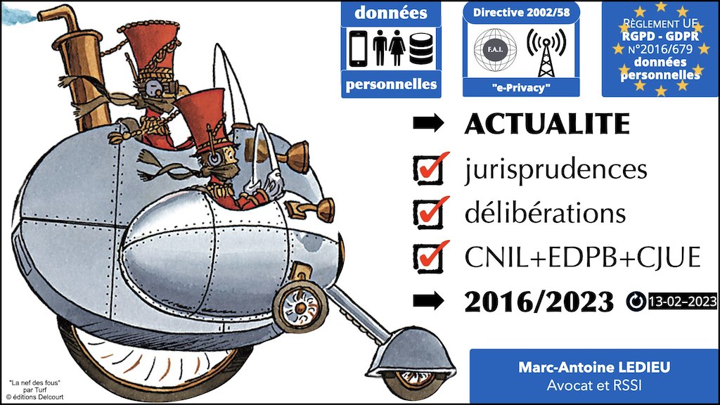 #449 données personnelles RGPD-e-Privacy #07 actualité jurisprudences © Ledieu-Avocats 13-02-2023.002