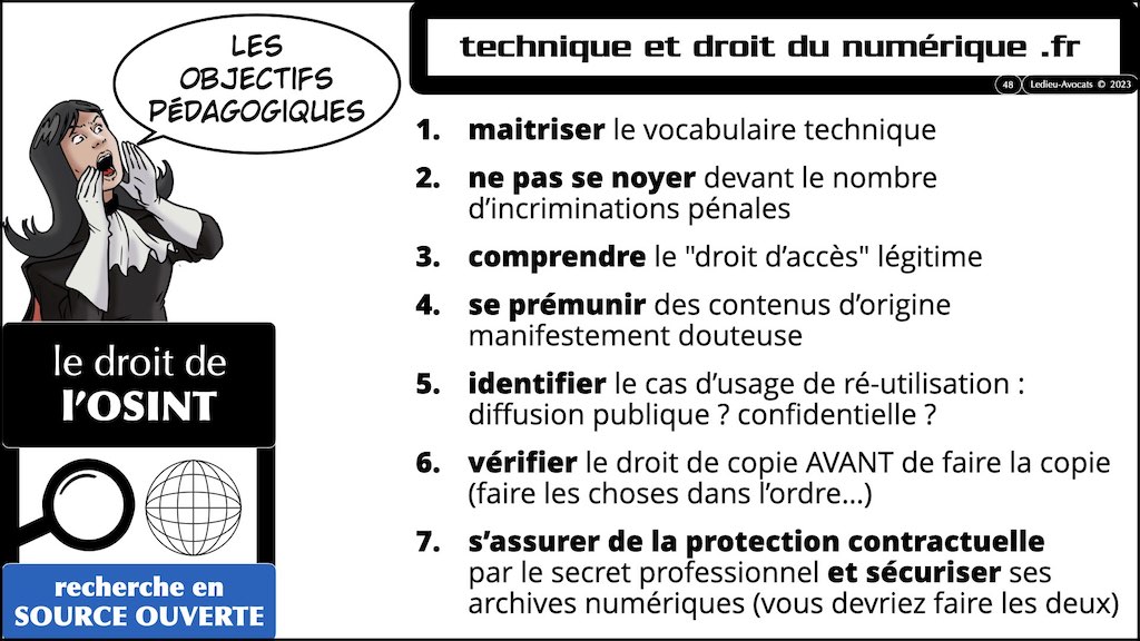 #454 le droit de l'OSINT #3 le droit de copie des data Open Source © Ledieu-Avocats 2023.005