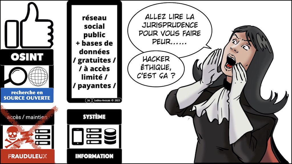 les sources légitimes d'informations en accès libre #452 le droit de l'OSINT #2 l'accès légitime aux données Open Source © Ledieu-Avocats 2023