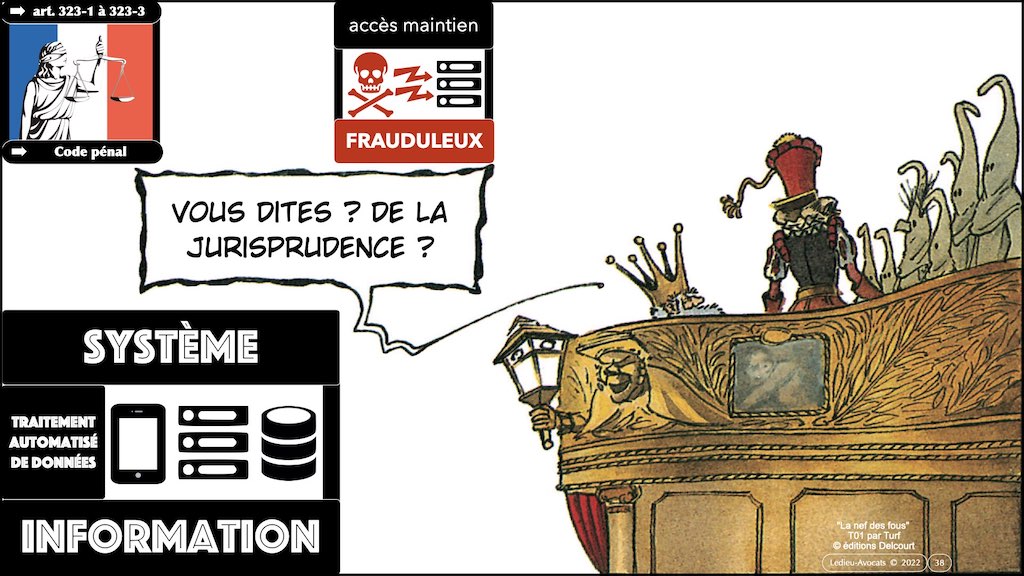 jurisprudence article 323-1 Code pénal - le droit de l'OSINT #2 l'accès légitime aux données Open Source © Ledieu-Avocats 2023