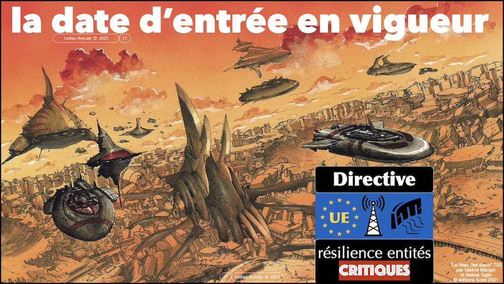 #455 NISv2 DORA cyber-sécurité entité critique ? essentielle ? importante ? financière JSSI 14 mars 2023 OSSIR © Ledieu-Avocats.017