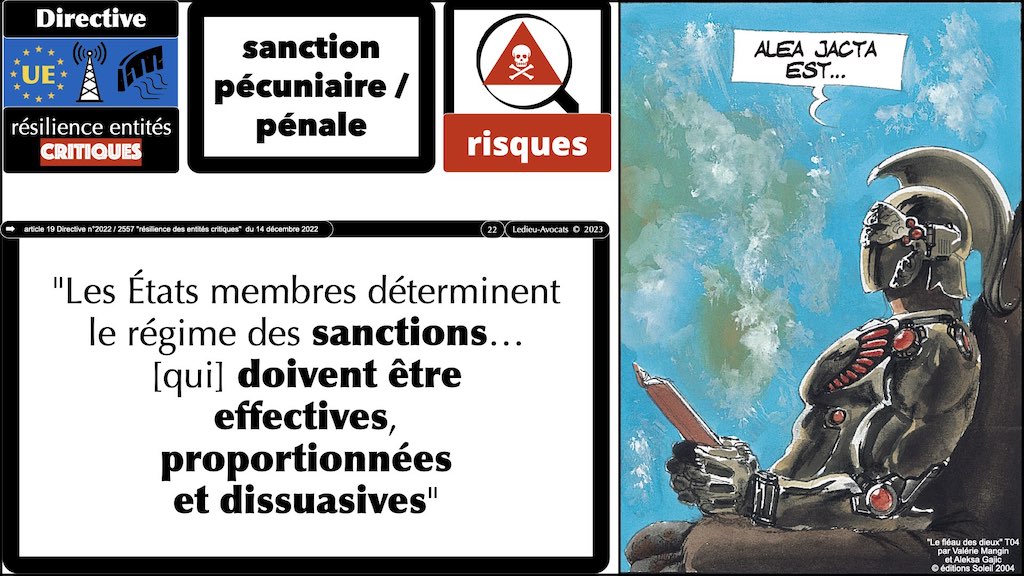 #455 NISv2 DORA cyber-sécurité entité critique ? essentielle ? importante ? financière JSSI 14 mars 2023 OSSIR © Ledieu-Avocats.022