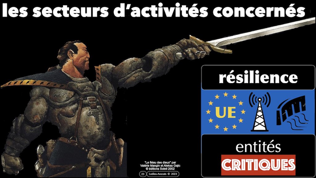 #455 NISv2 DORA cyber-sécurité entité critique ? essentielle ? importante ? financière JSSI 14 mars 2023 OSSIR © Ledieu-Avocats.023