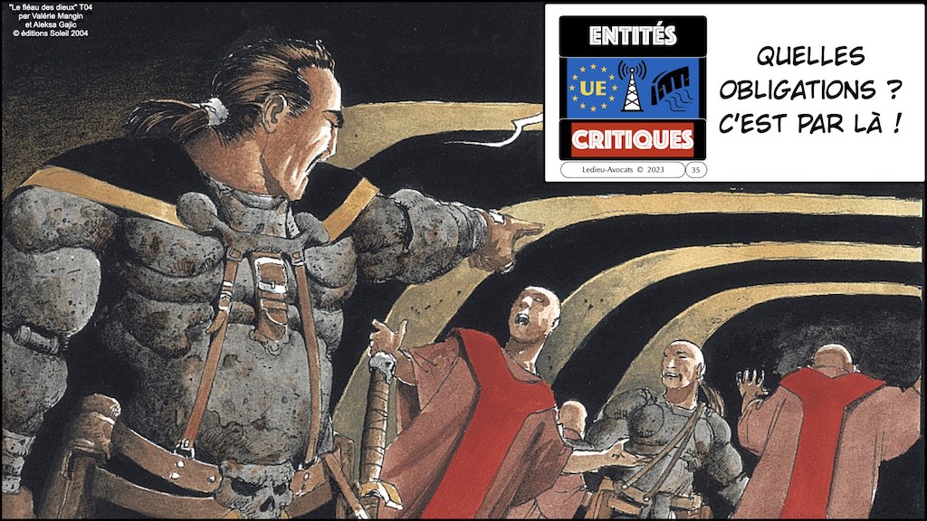 #455 NISv2 DORA cyber-sécurité entité critique ? essentielle ? importante ? financière JSSI 14 mars 2023 OSSIR © Ledieu-Avocats.035