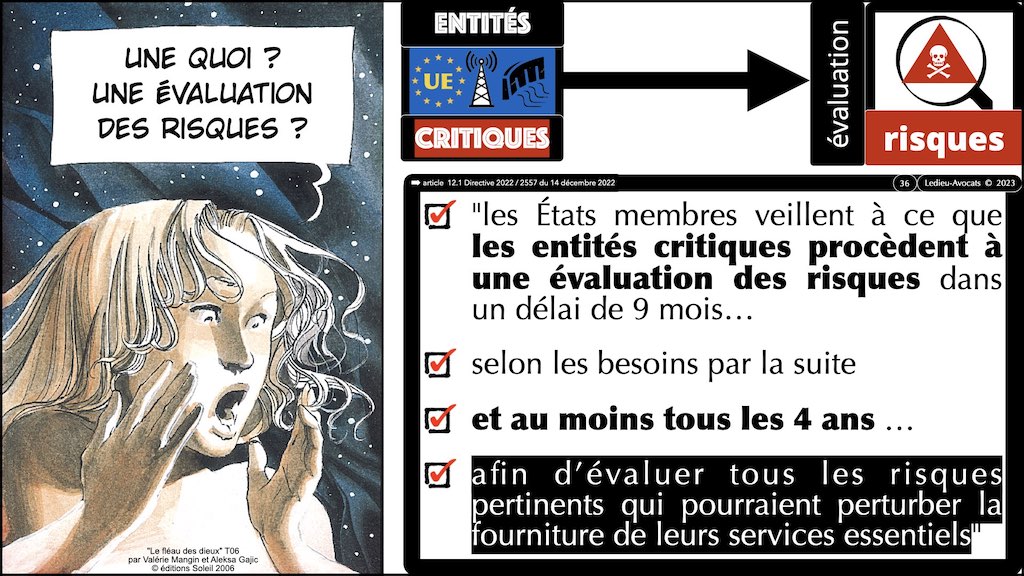 #455 NISv2 DORA cyber-sécurité entité critique ? essentielle ? importante ? financière JSSI 14 mars 2023 OSSIR © Ledieu-Avocats.036