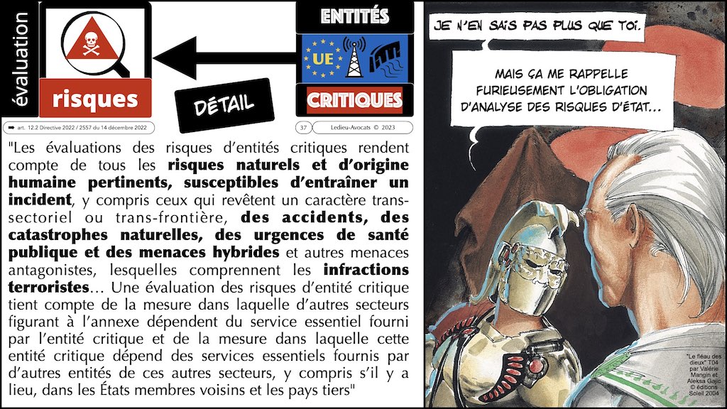 #455 NISv2 DORA cyber-sécurité entité critique ? essentielle ? importante ? financière JSSI 14 mars 2023 OSSIR © Ledieu-Avocats.037