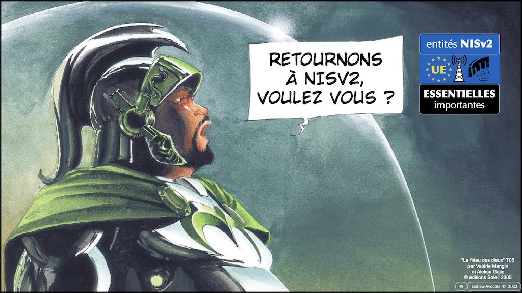 #455 NISv2 DORA cyber-sécurité entité critique ? essentielle ? importante ? financière JSSI 14 mars 2023 OSSIR © Ledieu-Avocats.049