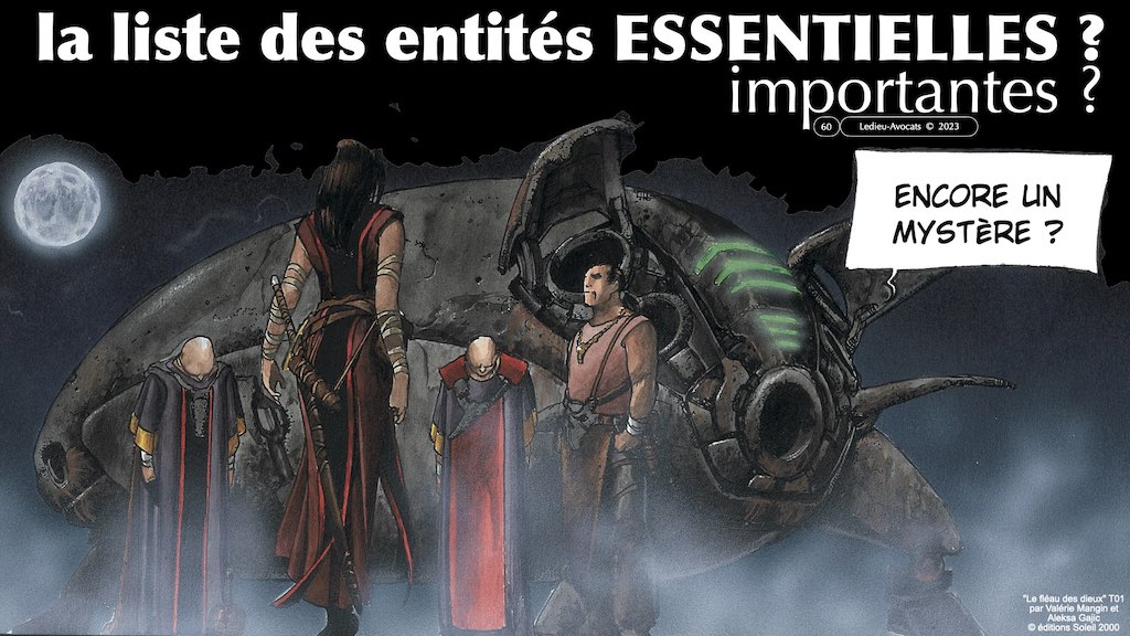 #455 NISv2 DORA cyber-sécurité entité critique ? essentielle ? importante ? financière JSSI 14 mars 2023 OSSIR © Ledieu-Avocats.060