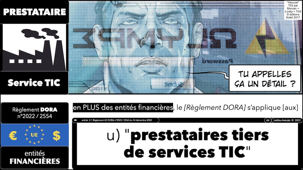#455 NISv2 DORA cyber-sécurité entité critique ? essentielle ? importante ? financière JSSI 14 mars 2023 OSSIR © Ledieu-Avocats.069