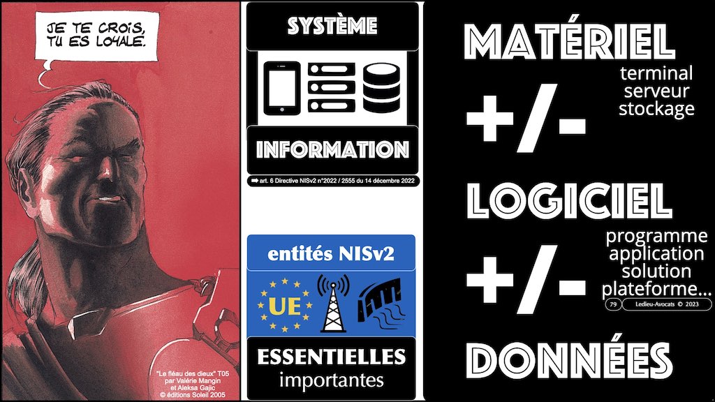 #455 NISv2 DORA cyber-sécurité entité critique ? essentielle ? importante ? financière JSSI 14 mars 2023 OSSIR © Ledieu-Avocats.079