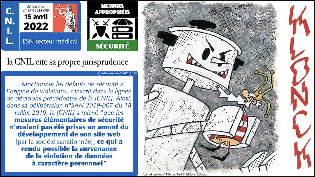 #394 délibération CNIL 15 avril 2022 RGPD la condamnation d'un sous-traitant pour un leak de données sensibles suite à une cyber attaque 02