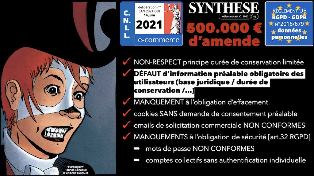 #462 principes RGPD actualité données personnelles jurisprudence CNIL #03 TRAITEMENT + obligation INFORMATION © Ledieu-Avocats 11-04-2023.046
