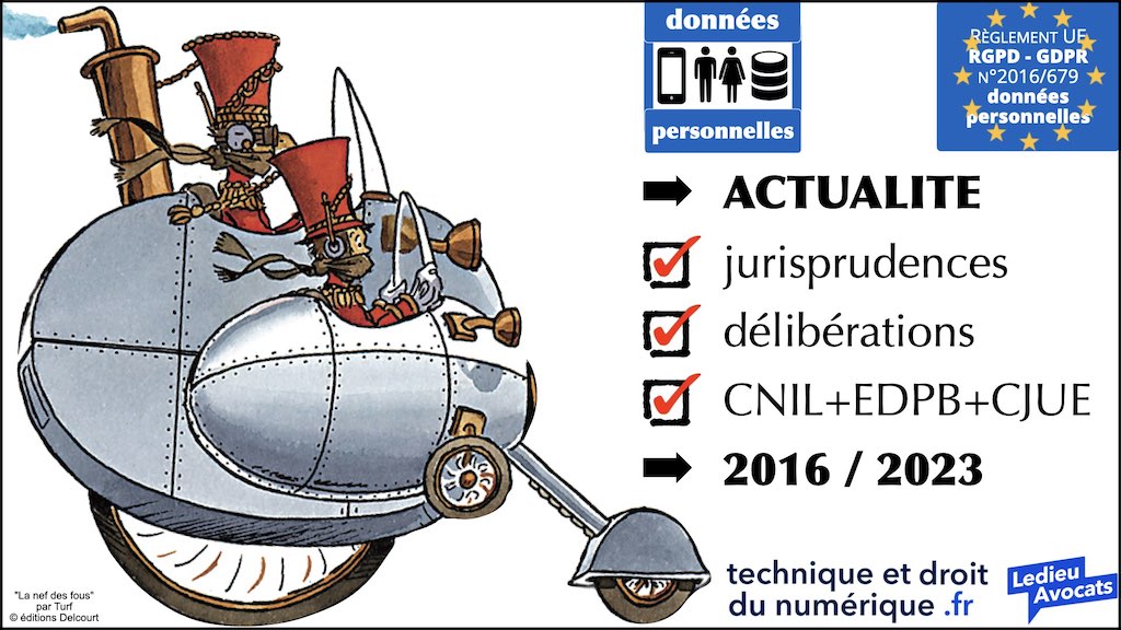 #462 principes RGPD actualité données personnelles jurisprudence CNIL #07 ACTUALITE © Ledieu-Avocats 28-03-2023.002