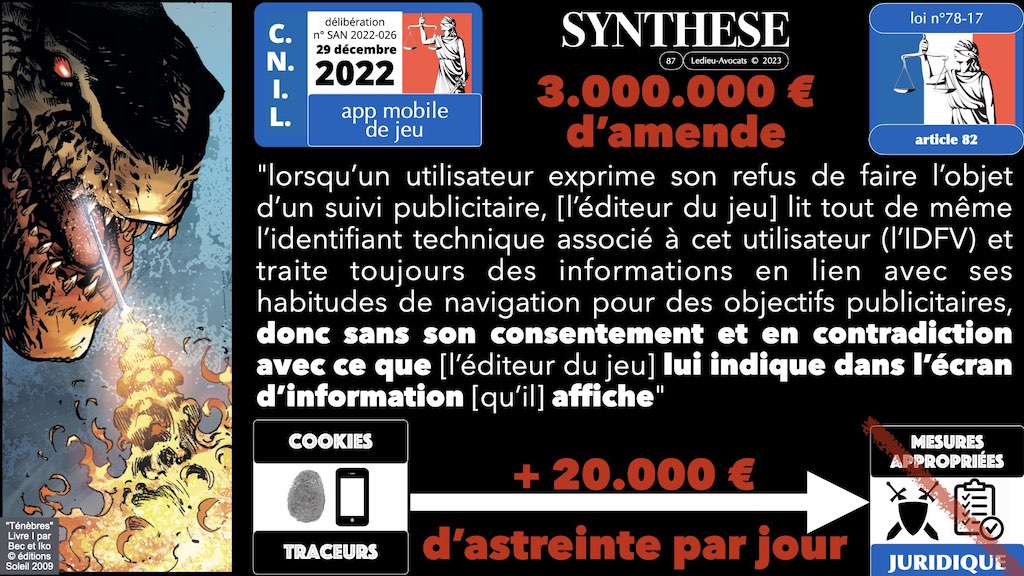 #462 principes RGPD actualité données personnelles jurisprudence CNIL #07 ACTUALITE © Ledieu-Avocats 28-03-2023.087