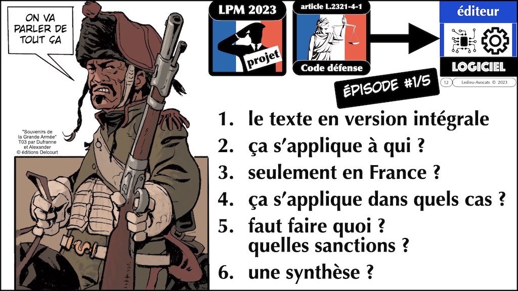 projet LPM 2023 spécial cyber sécurité #1 le programme : éditeur de logiciel © Ledieu-Avocats 16-04-2023