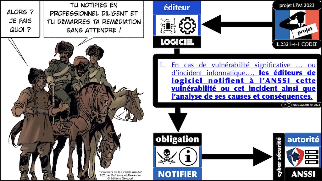 #468 OSSIR cyber sécurité projet LPM 2023 synthèse © Ledieu-Avocats 09-05-2023.007