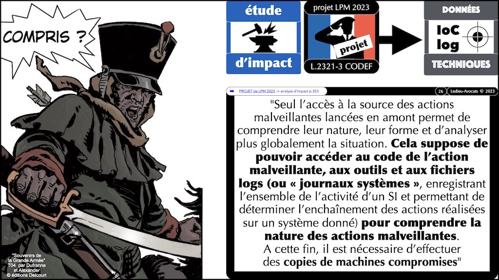 #468 OSSIR cyber sécurité projet LPM 2023 synthèse © Ledieu-Avocats 09-05-2023.026