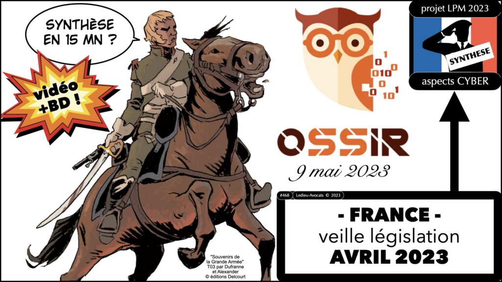 vidéo+BD projet LPM 2023 aspects cyber SYNTHESE © Ledieu-Avocats 15-05-2023